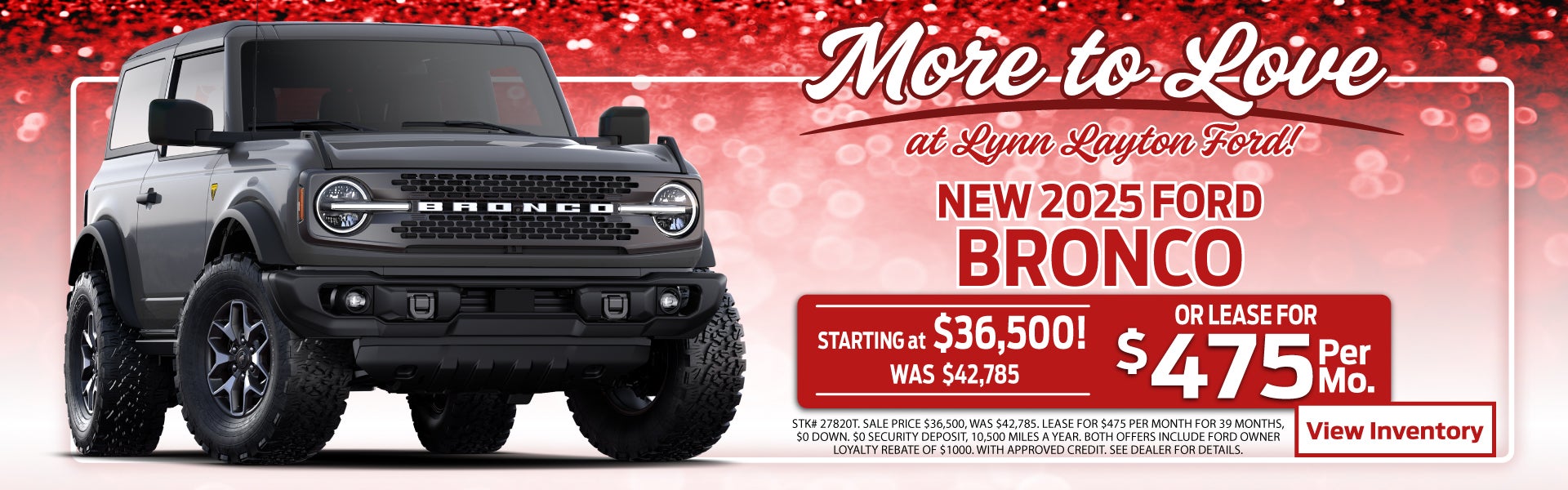 NEW 2025 FORD BRONCO