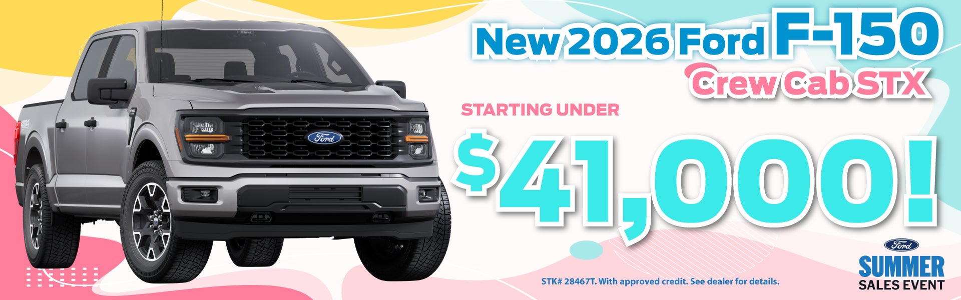 New 2025 Ford F-150 Crew Cab STX